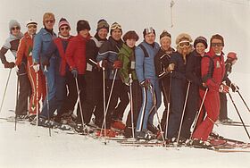 1978: Schikurs in Schladming