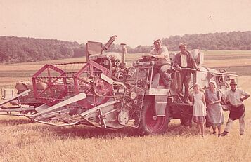 Getreideernte Hörersdorf ca. 1965