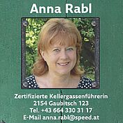 Kellergassenführerin Anna Rabl