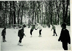 Eislaufen auf der Eselranch 1964